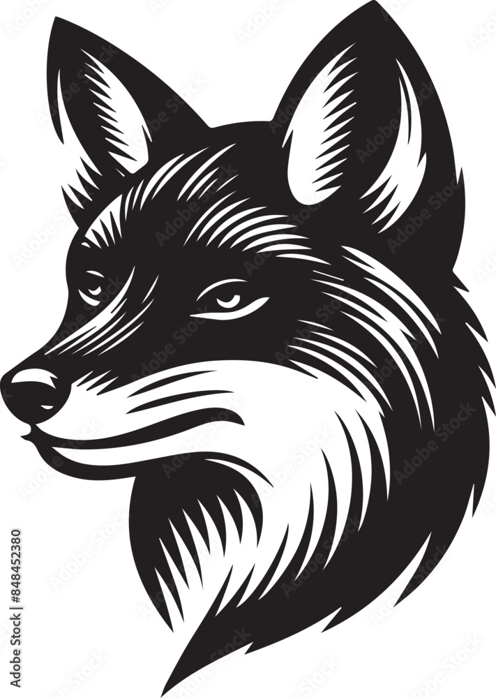Obraz premium illustration of a fox