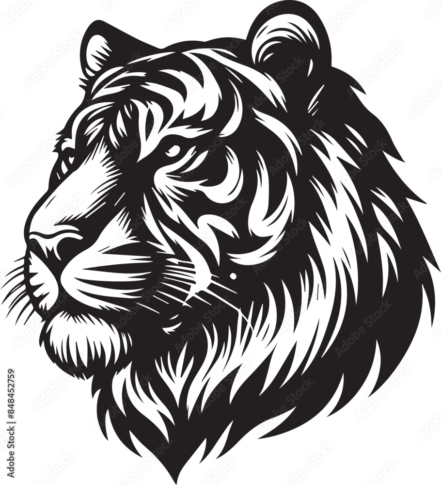 tiger head vector illustration tiger head vector illustration