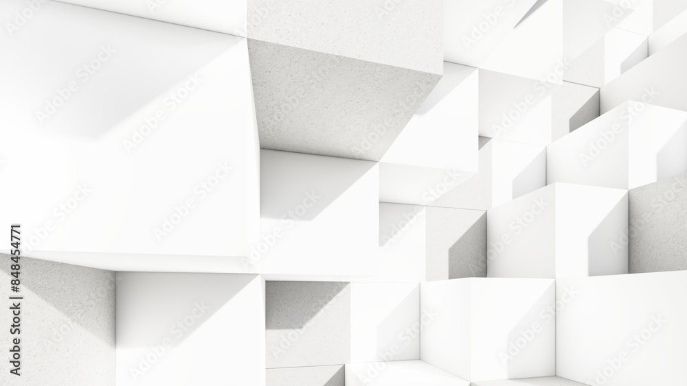 Abstract background geometric pattern of cubes 3d render Abstract background geometric pattern of cubes 3d render