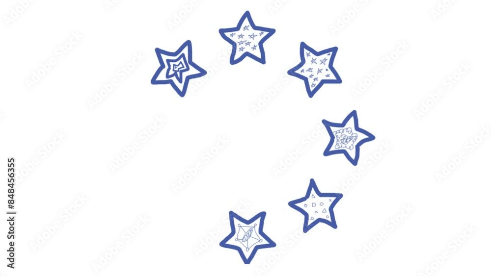 Hand drawn animated loading icon with alpha channel, Hand drawn animated loading icon with alpha channel,