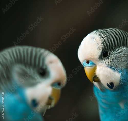 blue and yellow macaw photo