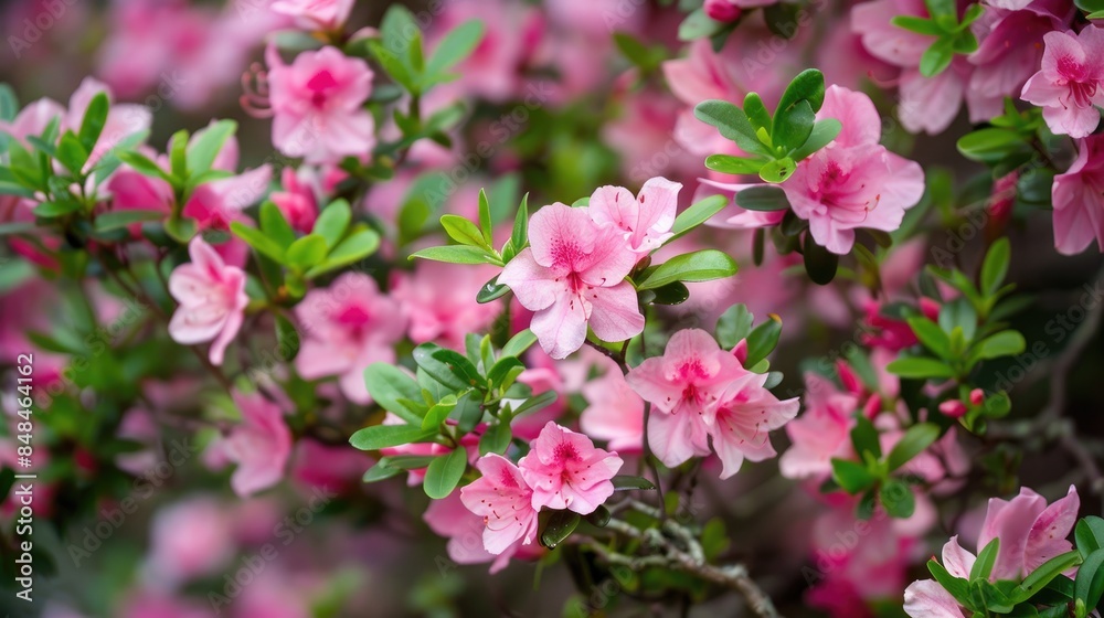 Ornamental Shrub Ravenia spectabilis Variegated with Bright Pink Flattened Flowers Ornamental Shrub Ravenia spectabilis Variegated with Bright Pink Flattened Flowers