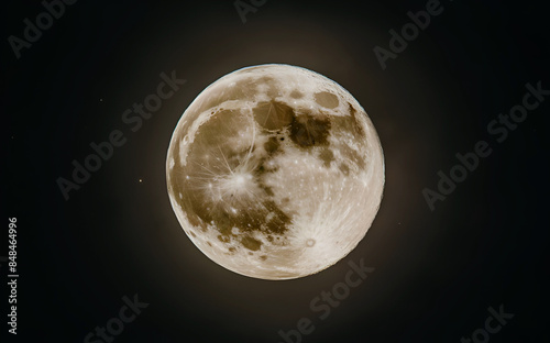 view of the moon