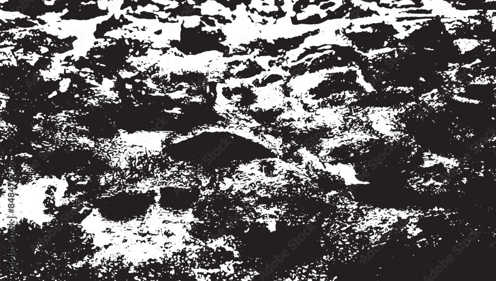 Grungy black ink splat on white background Grungy black ink splat on white background