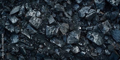Wallpaper Mural Coal texture background. Black coal background. Black coal texture Torontodigital.ca