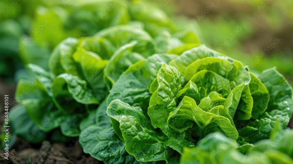 Organic hydroponic farm cultivating Butterhead Lettuce Organic hydroponic farm cultivating Butterhead Lettuce