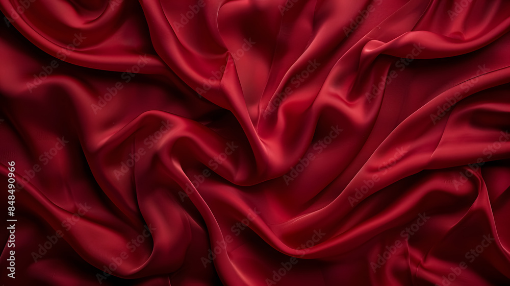 beautiful red fabric texture close up with waves beautiful red fabric texture close up with waves