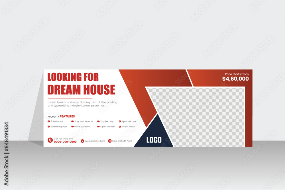 Modern home sale cover or social media web banner vector cover template for business advertising, Modern home sale cover or social media web banner vector cover template for business advertising,