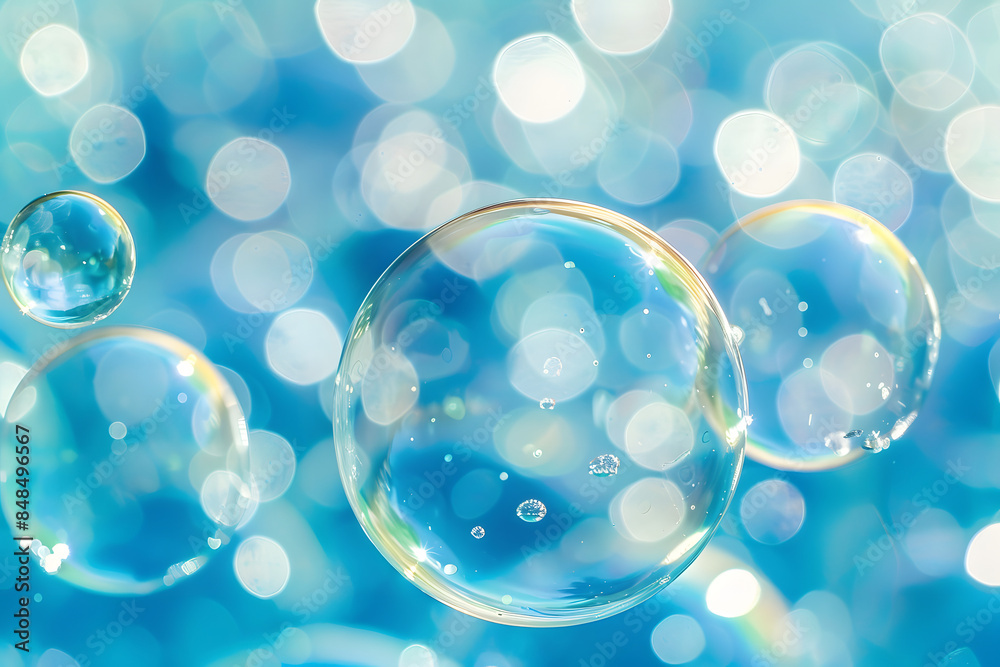 Abstract backgrounds created by circles of bokeh light Abstract backgrounds created by circles of bokeh light