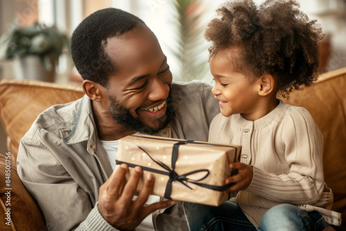 black dad roast daughter gift in craft package for holiday
