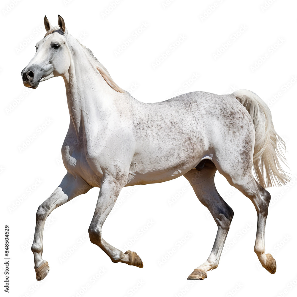 white beautiful horse isolated on white background, PNG white beautiful horse isolated on white background, PNG