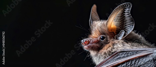 Wallpaper Mural Bat nocturnal mammal with wings adapted for flight, crucial for insect control and seed dispersal Torontodigital.ca