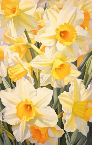 Wallpaper Mural Petal Pathways Guiding the Eye with Floral Arrangements Torontodigital.ca