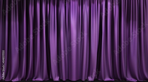 Elegant purple curtain background in detailed texture