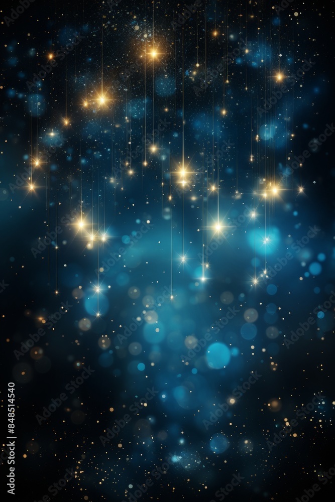 Fototapeta premium Galactic Glow Captivating Starlight Effect Designs