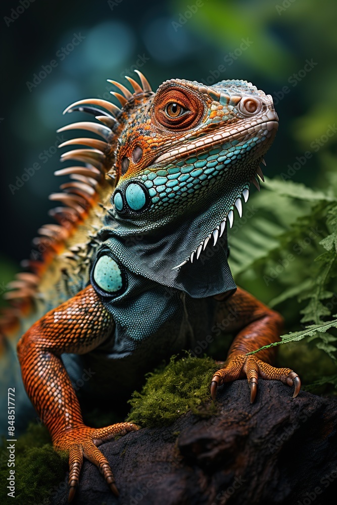 Obraz premium Lizards in Myth and Culture Their Symbolic Significance and Historical Role in Human Societies