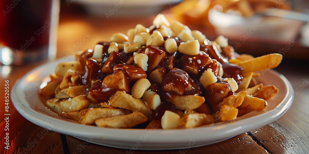 Beavertail Poutine on the table Beavertail Poutine on the table