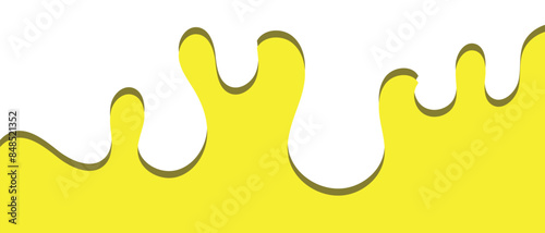 paint splashes collide isolated on white background. Template Dividers Shapes for Website. Abstract Design Elements. Divider Header with Curve Lines, Drops and Wave Collection. vector illustration.