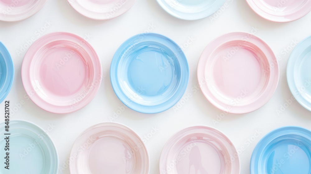 clean plates on white background clean plates on white background