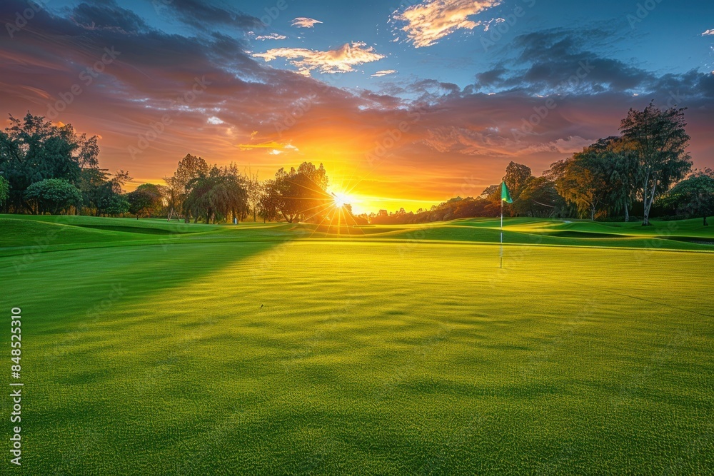 Sunrise on the Golf Course Sunrise on the Golf Course