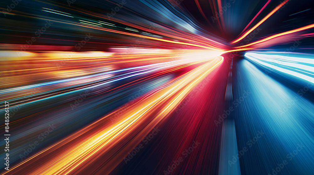 High Speed lights, motion trails High Speed lights, motion trails