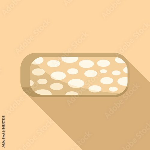 Medical plaster sticking on skin, representing first aid treatment of wounds and injuries