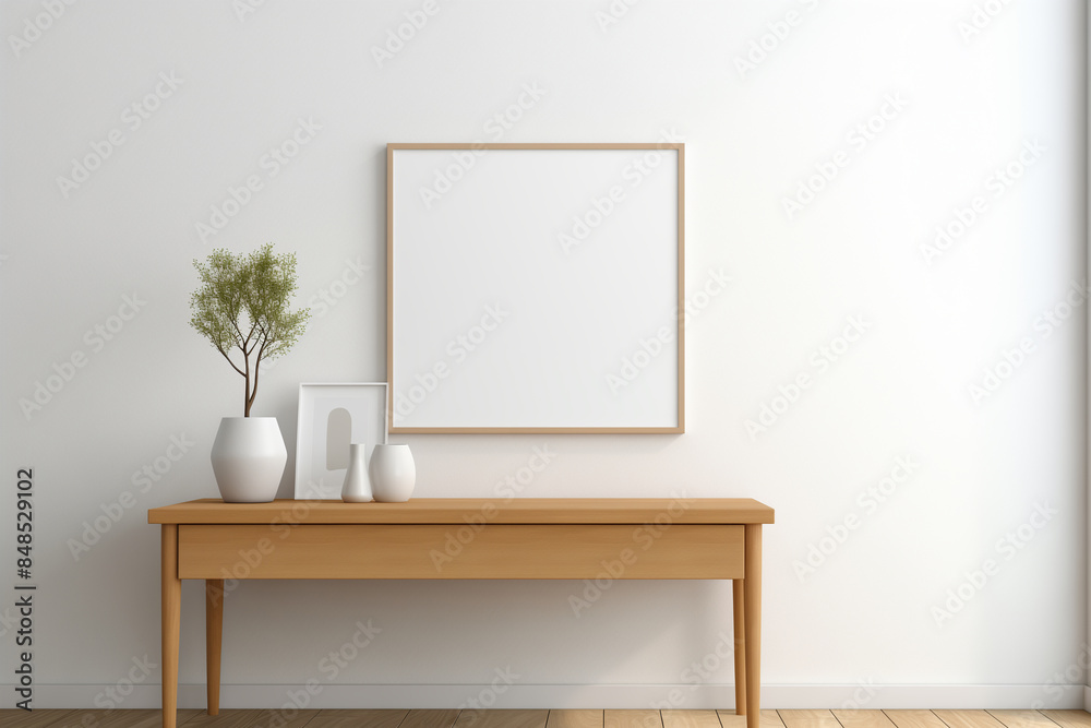 thin a4 sized frame mockup on a drawer leaning against a bedroom wall, reflections of windows, tilted side view, angle shot thin a4 sized frame mockup on a drawer leaning against a bedroom wall, reflections of windows, tilted side view, angle shot