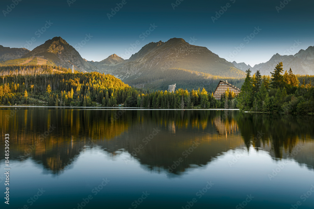 Szczyrbskie Jezioro, Strbske Pleso, High Tatras,