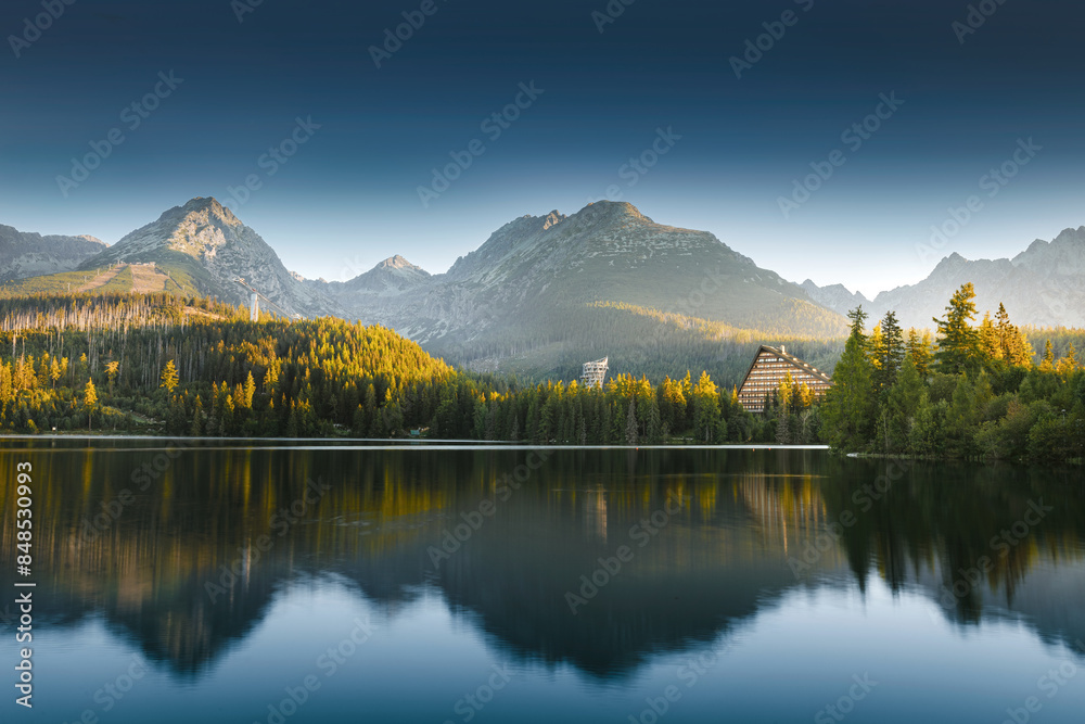 Szczyrbskie Jezioro, Strbske Pleso, High Tatras, Slovakia