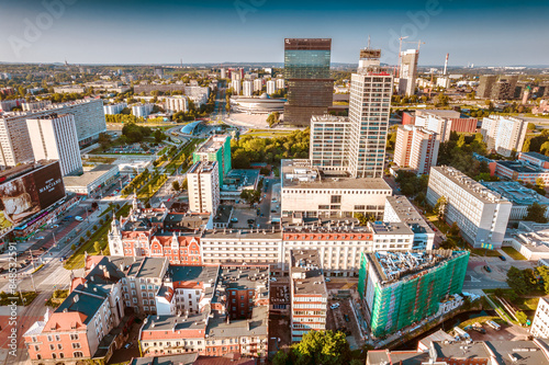 Obraz na płótnie Katowice w salonie