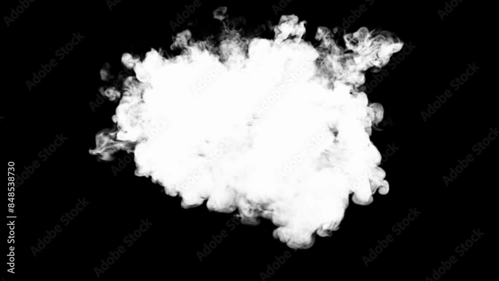 Big flame and smoke reveal blast - 4K Pro Res with mask pass Big flame and smoke reveal blast - 4K Pro Res with mask pass