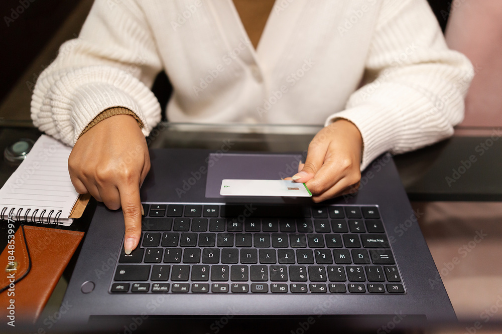 Woman Making an Online Payment.copyspace Woman Making an Online Payment.copyspace