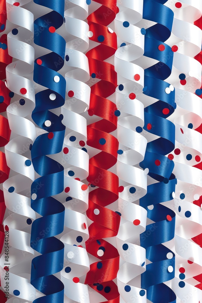 Red; White; and Blue Ribbon Stars pattern This pattern is perfect as a digital wallpaper or print on items celebrating USA victory day Red; White; and Blue Ribbon Stars pattern This pattern is perfect as a digital wallpaper or print on items celebrating USA victory day