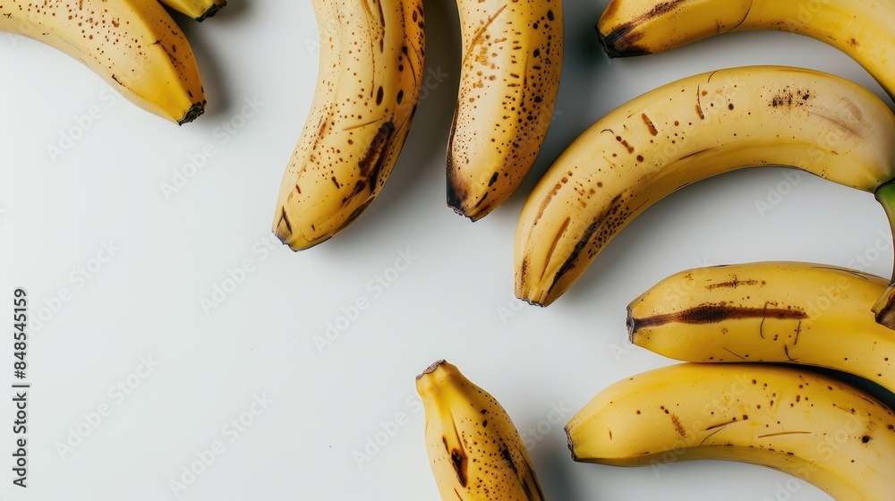 Group of bananas on a white background Group of bananas on a white background