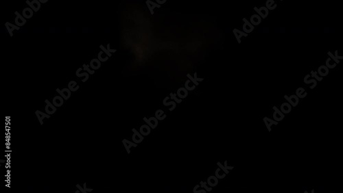 Sand blast into powdered small particles and dust VFX element - 60 fps, 4K Pro Res with mask pass