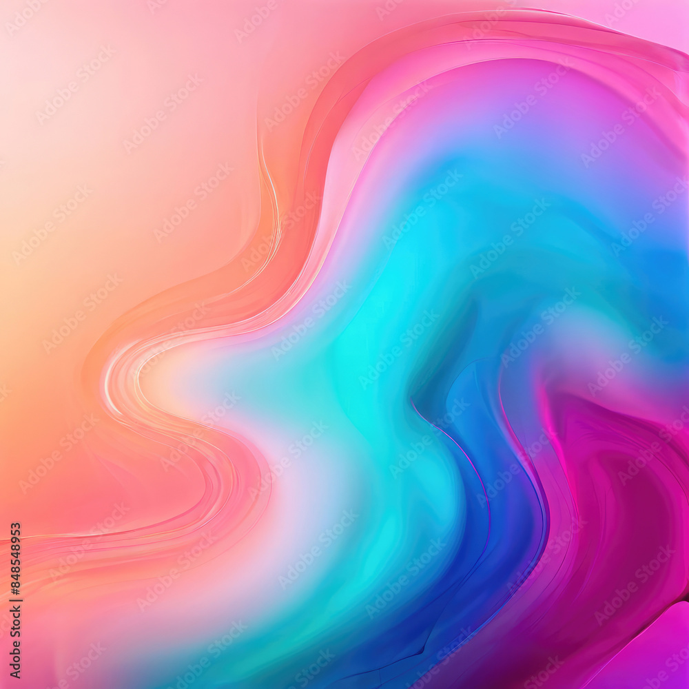 Obraz premium Abstract colorful gradient background. Smoke waves. 