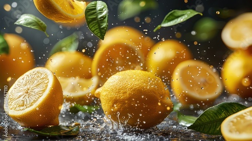 Lemons in Motion, a Splash of Citrus