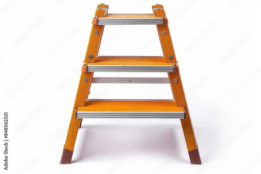 A compact speed ladder with bright, white background A compact speed ladder with bright, white background