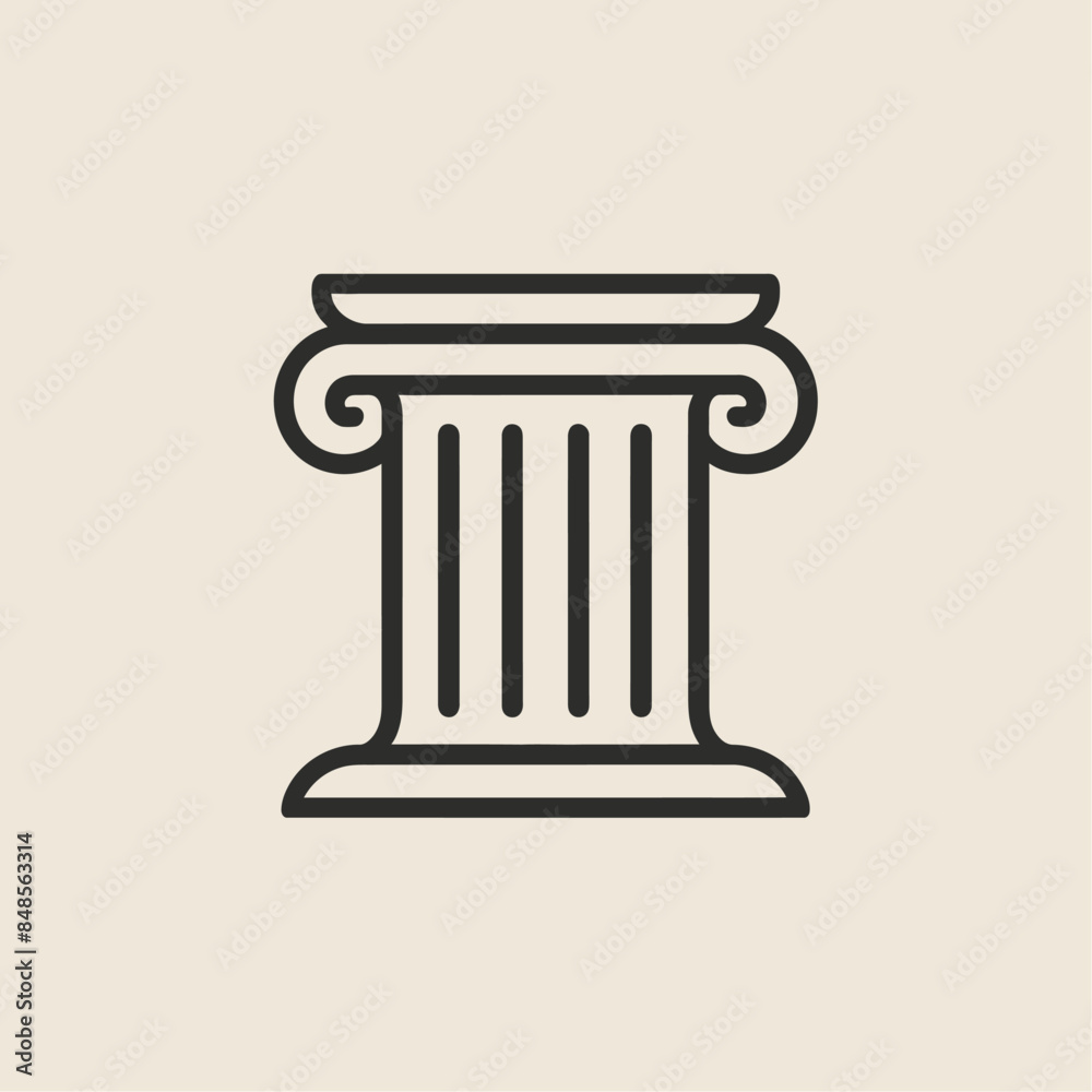 pillar icon symbol sign vector pillar icon symbol sign vector
