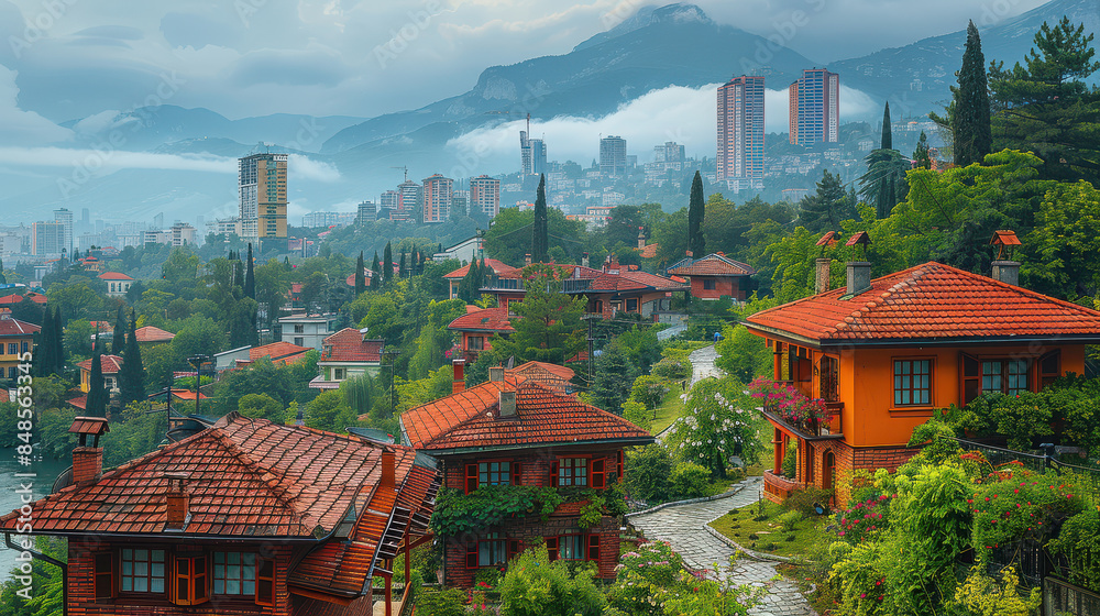 Sarajevo, Bosnia and Herzegovina created with Generative AI technology Sarajevo, Bosnia and Herzegovina created with Generative AI technology