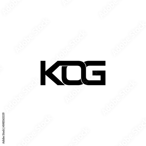Free Download kog lettering initial monogram logo design - GFXLoad