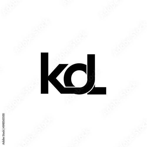 kol typography letter monogram logo design