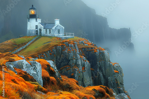 Lighthouse on Skye Island, Highland photo