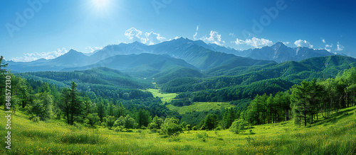 Captivating Mountain Landscape at Summer