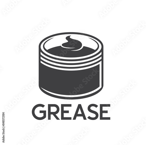illustration of grease, grease is a lubricant with high viscosity.