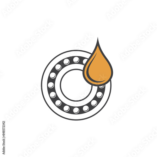 illustration of grease, grease is a lubricant with high viscosity.