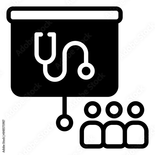 Car Radiator icon, glyph icon style