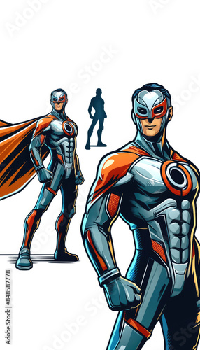 sketch of a superhero, superhero drawing, superhero or villain idea