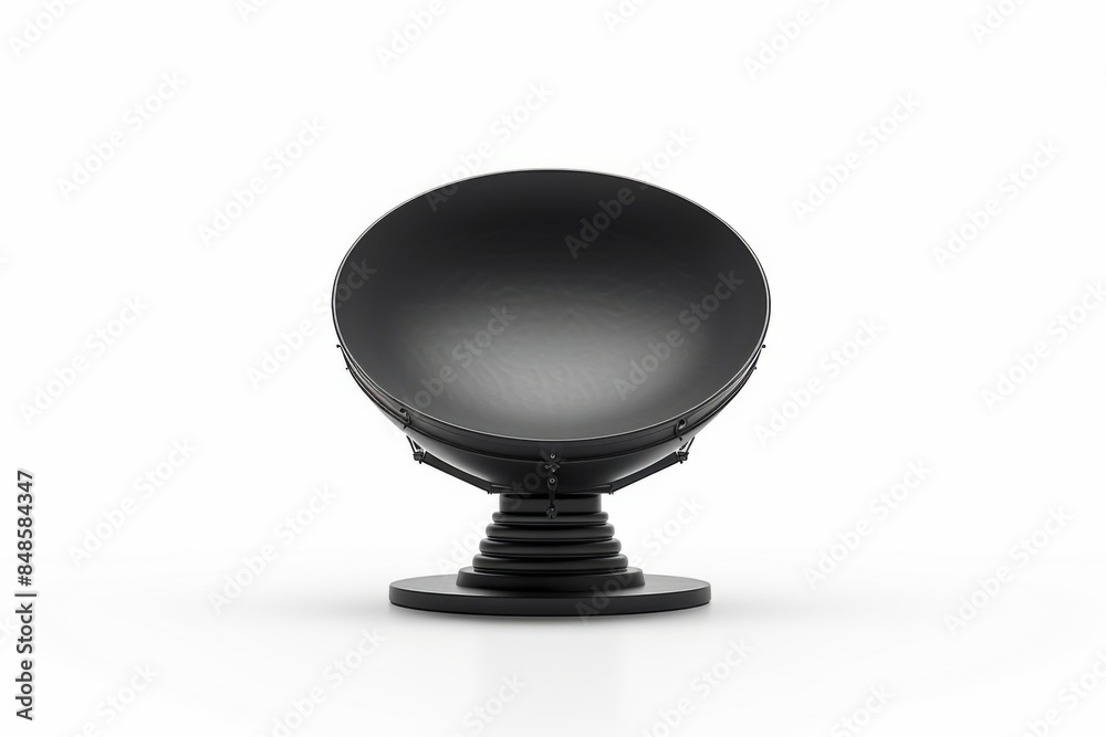 Satellite dish isolated on white background. Communication and broadcasting technology. Satellite dish isolated on white background. Communication and broadcasting technology.
