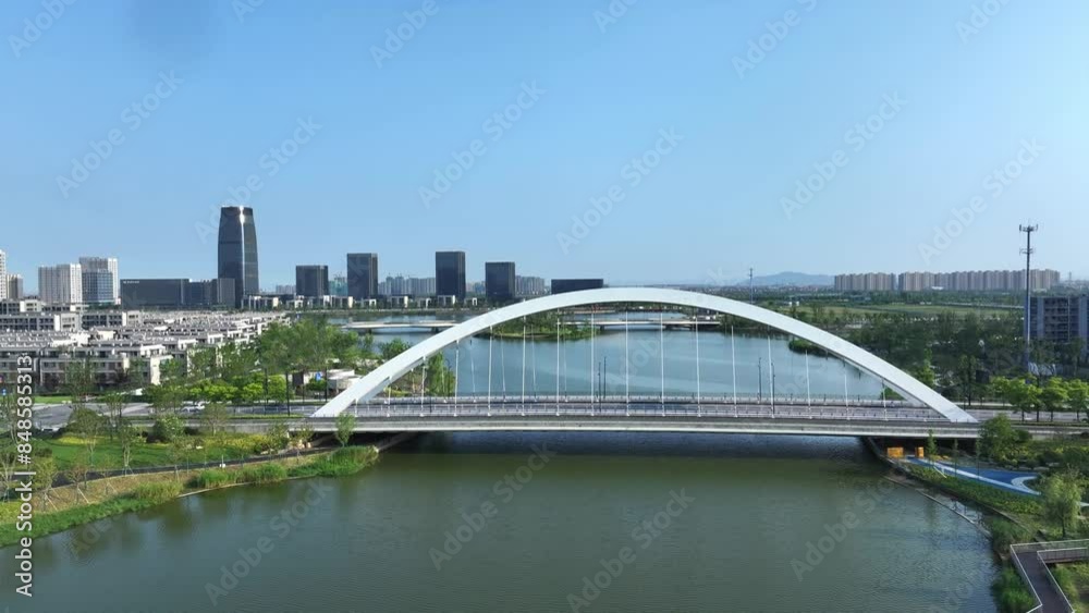 view of suspension bridge over water view of suspension bridge over water